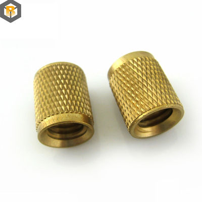 合金 螺紋 挿入ナッツ 青銅 CNC ターニング パーツ マイクロ加工 0.002-0.01mm 部品