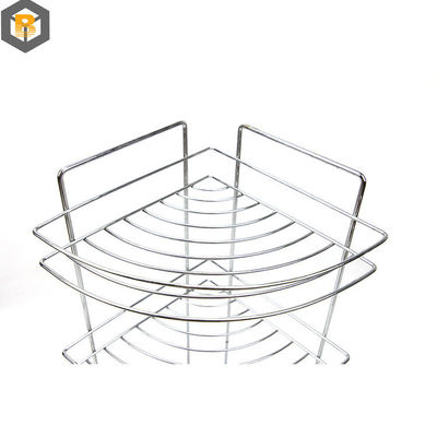 カスタム 2D/3D 図解 浴室用具 3階 シャワー 収納ラック コーナー スタンド タオル キャディ