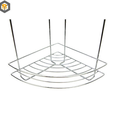カスタム 2D/3D 図解 浴室用具 3階 シャワー 収納ラック コーナー スタンド タオル キャディ