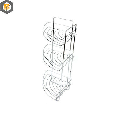カスタム 2D/3D 図解 浴室用具 3階 シャワー 収納ラック コーナー スタンド タオル キャディ