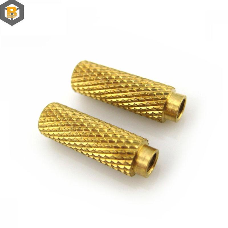 合金 螺紋 挿入ナッツ 青銅 CNC ターニング パーツ マイクロ加工 0.002-0.01mm 部品